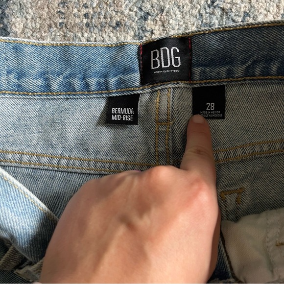 BDG cutoff Bermuda denim shorts - Picture 3 of 4